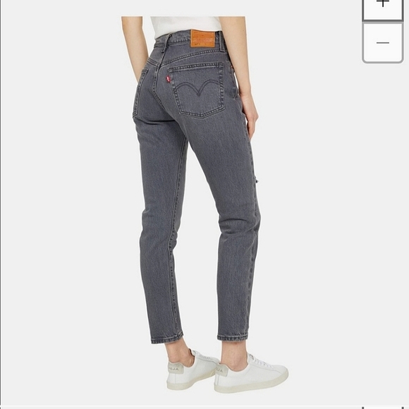 Levi's 501 High Rise Skinny Jean Gray - Picture 7 of 12